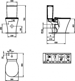 Ideal Standard CONNECT AIR Cube Бачок для унитаза фото 2