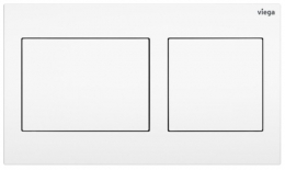 Viega Prevista Панель смыва для унитазов Visign for Style 21, пластик альп белый фото