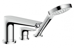 Смеситель Hansgrohe Talis E для установки на борт ванны на 3 отверстия фото
