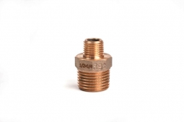Ниппель редукционный бронзовый РЕХАУ AURLINE, R1/2" x R1/4", RX+ фото