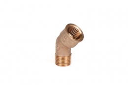 Угольник 45° бронзовый РЕХАУ AURLINE, R1/2" x Rp1/2" ВН, RX+ фото