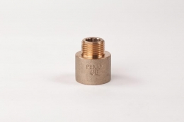 Переходник круглый бронзовый РЕХАУ AURLINE, R1/2" x Rp3/4" ВН, RX+ фото