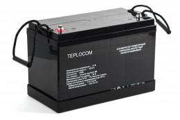Аккумулятор герметичный свинцово-кислотный TEPLOCOM 100 Ач фото