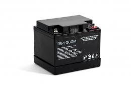 Аккумулятор герметичный свинцово-кислотный TEPLOCOM 40 Ач фото