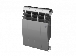Радиатор биметаллический Royal Thermo BiLiner Silver Satin 350 - 4 секц. фото
