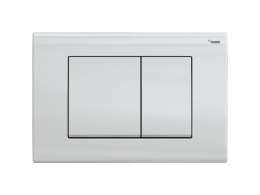 Комплект инсталляции РЕХАУ NOVAFLOW с панелью смыва NOVA QUAD 001 с прямоуг. клавишами, белый глянец фото 2