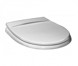 Gustavsberg Сиденье Basic из жесткого пластика , белого цвета с металлическим креплением фото