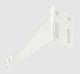 Настенный кронштейн K9.3 белый, 60мм с пласт. встав. для радиаторов >1.6м 10/11 типов фото