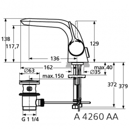 Ideal Standard Melange Смеситель для раковины фото 2