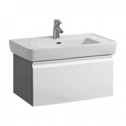 Laufen Pro A шкаф под раковину(1395.6)с внутр.,ящиком,скрытый сифон, цвет белый фото