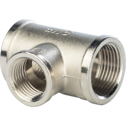 Stout Тройник переходной ВВ никелированный 3/4"X1/2"X3/4" фото