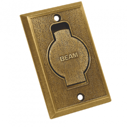 Beam Electrolux Пневморозетка настенная металлическая BEAM (бронза) фото