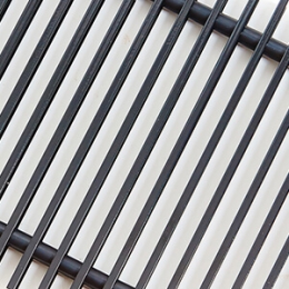 Рулонная решётка алюминиевая стандарт (белый, коричневый, чёрный) PPAC 300-600 фото 3