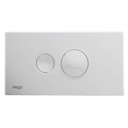 Viega Visign for Style 10 кнопка смыва (пластик) для смывных бачков, белый фото