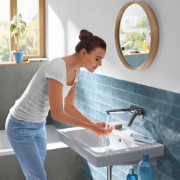 Смеситель Hansgrohe Novus 195 для раковины (внешняя часть к 13622180) фото 3