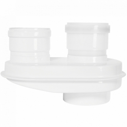 Адаптер моноблочный ROMMER переход с D 60/100 на D 80/80 конденсационный фото