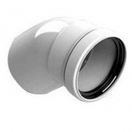 Отвод конденсационный ROMMER угол 45гр. D 80 фото