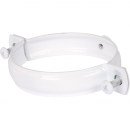 Крепление к стене ROMMER D80 белое металлическое ( хомут) фото