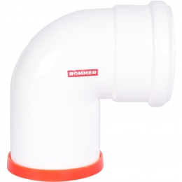 Отвод ROMMER D 80 угол 90гр. M/F (мама/папа) фото