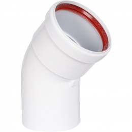 Отвод ROMMER D 80 угол 45гр. M/F (мама/папа) фото