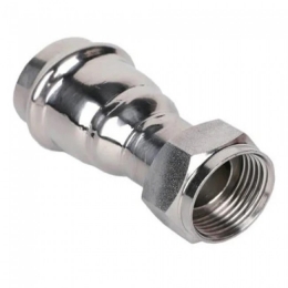 TIM Соединитель с накидной гайкой 22х1, нерж. фото