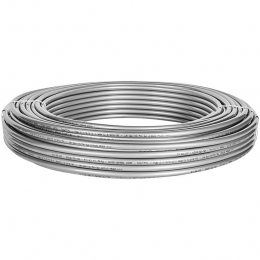 Труба стабильная STOUT 16,2х2,6 (бухта 100 метров) PE-Xa/Al/PE-RT, серая фото