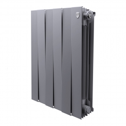 Радиатор биметаллический Royal Thermo PianoForte Silver Satin 500 - 6 секц. фото