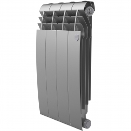 Радиатор биметаллический Royal Thermo BiLiner Silver Satin 500 - 4 секц. фото