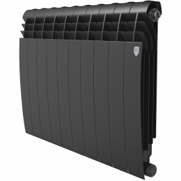 Радиатор биметаллический Royal Thermo BiLiner Noir Sable 500 - 10 секц. фото