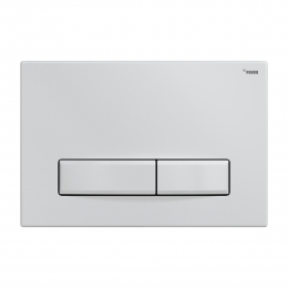 Панель смыва РЕХАУ NOVA LONG 001 с прямоугольными клавишами, пластик, белый, глянцевый фото