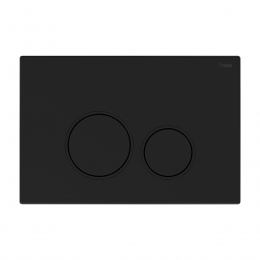 Панель смыва РЕХАУ NOVA ORB 001 с круглыми клавишами, пластик, черный, матовый фото