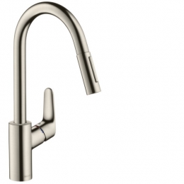 31815800 Смеситель Hansgrohe Focus для кухни с выдвижным изливом фото