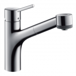 Смеситель Hansgrohe Talis S для кухни с вытягивающим душем фото