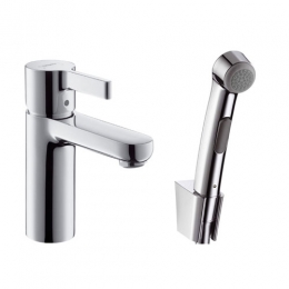 Смеситель Hansgrohe Metris S для раковины с гигиеническим душем фото